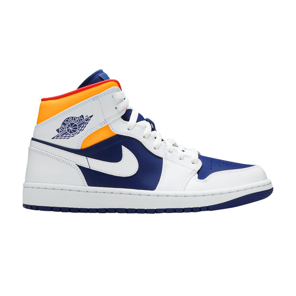Air Jordan 1 Mid 'White Deep Royal Blue' | Men's Size 11