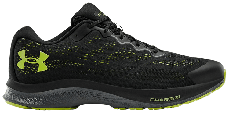 Under Armour Charged Bandit 6 Black Green Citrine