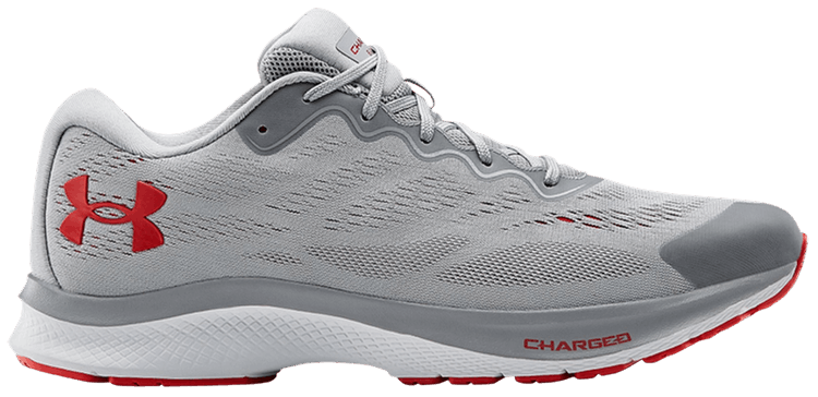 Under Armour Charged Bandit 6 Mod Grey Versa Red