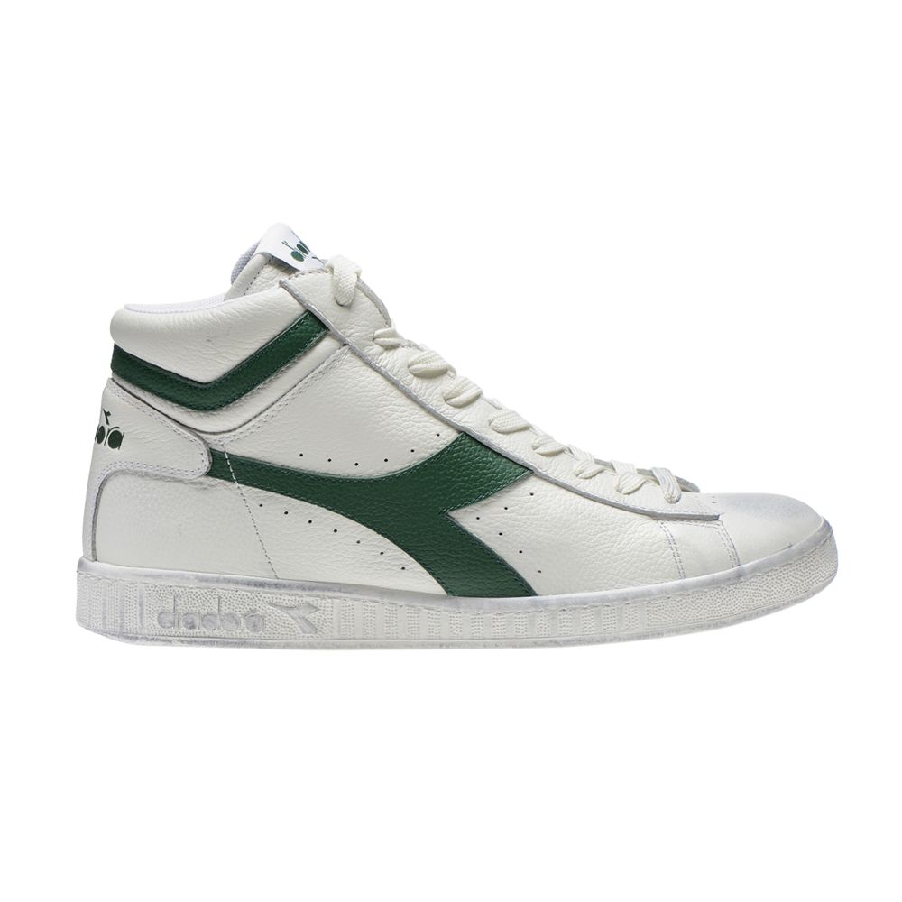 Pre-owned Diadora Game L High Waxed 'white Fogliage' | Men's Size 11