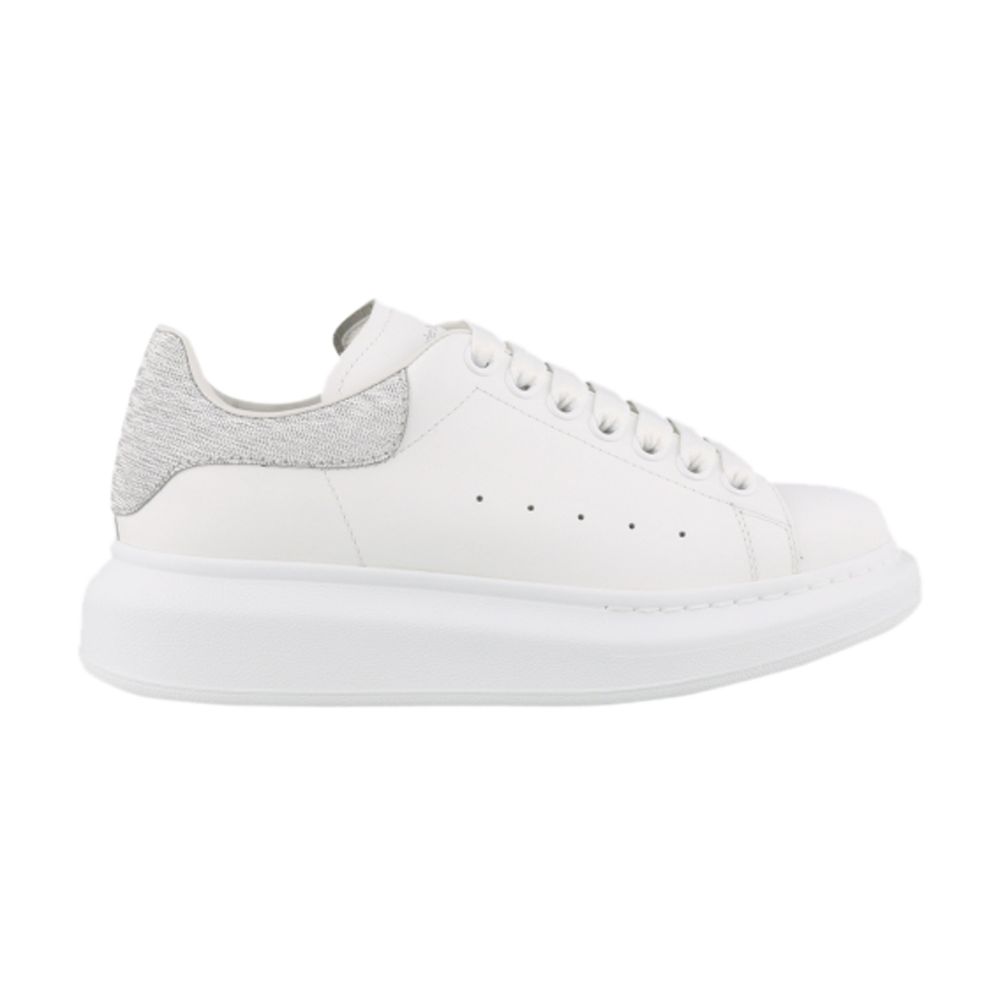 Pre-owned Alexander Mcqueen Wmns Oversized Sneaker 'white Silver' | Women's Size 40