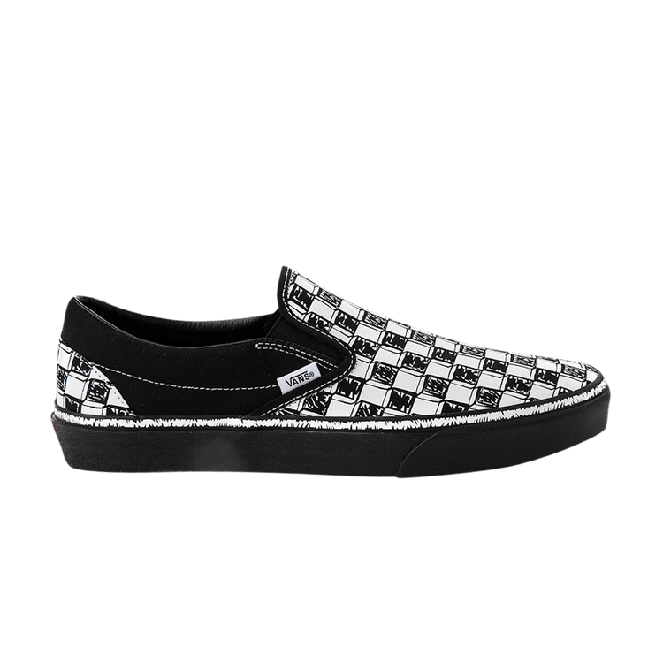 Vans slip on noir et blanc store
