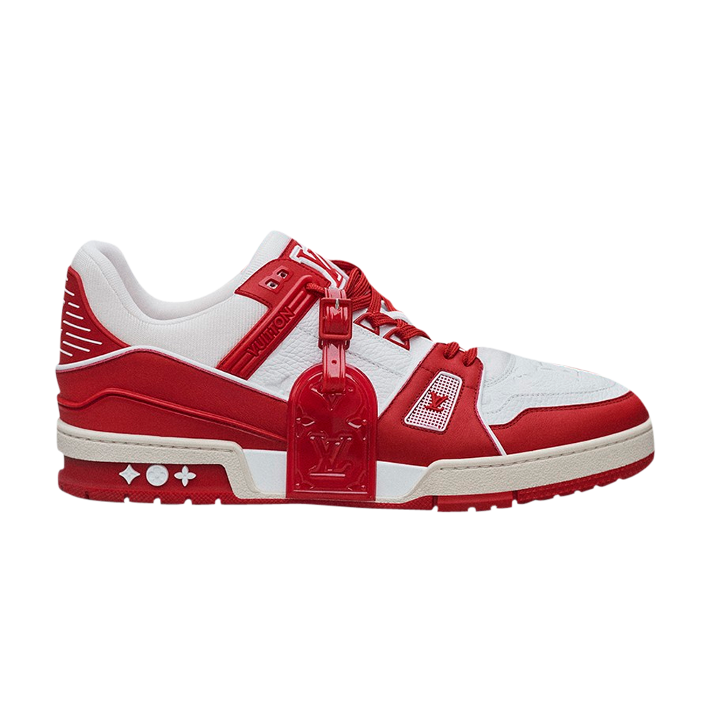 red louis vuitton sneakers