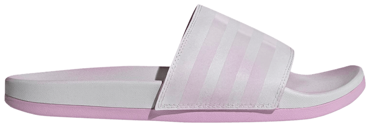 Adidas Wmns Adilette Comfort Slides Grey Clear Lilac