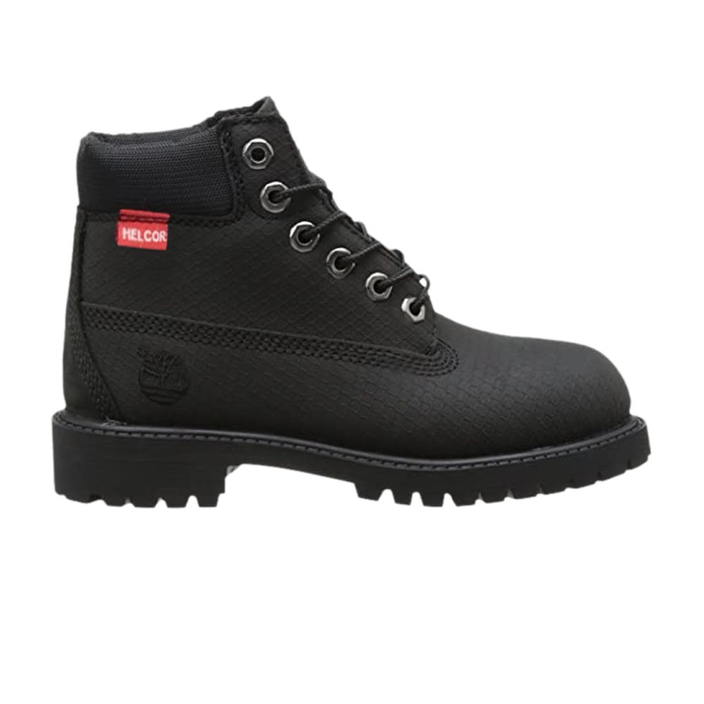 Pre-owned Timberland 6 Inch Premium Helcor Waterproof Boot Junior 'black' | Kid's Size 8