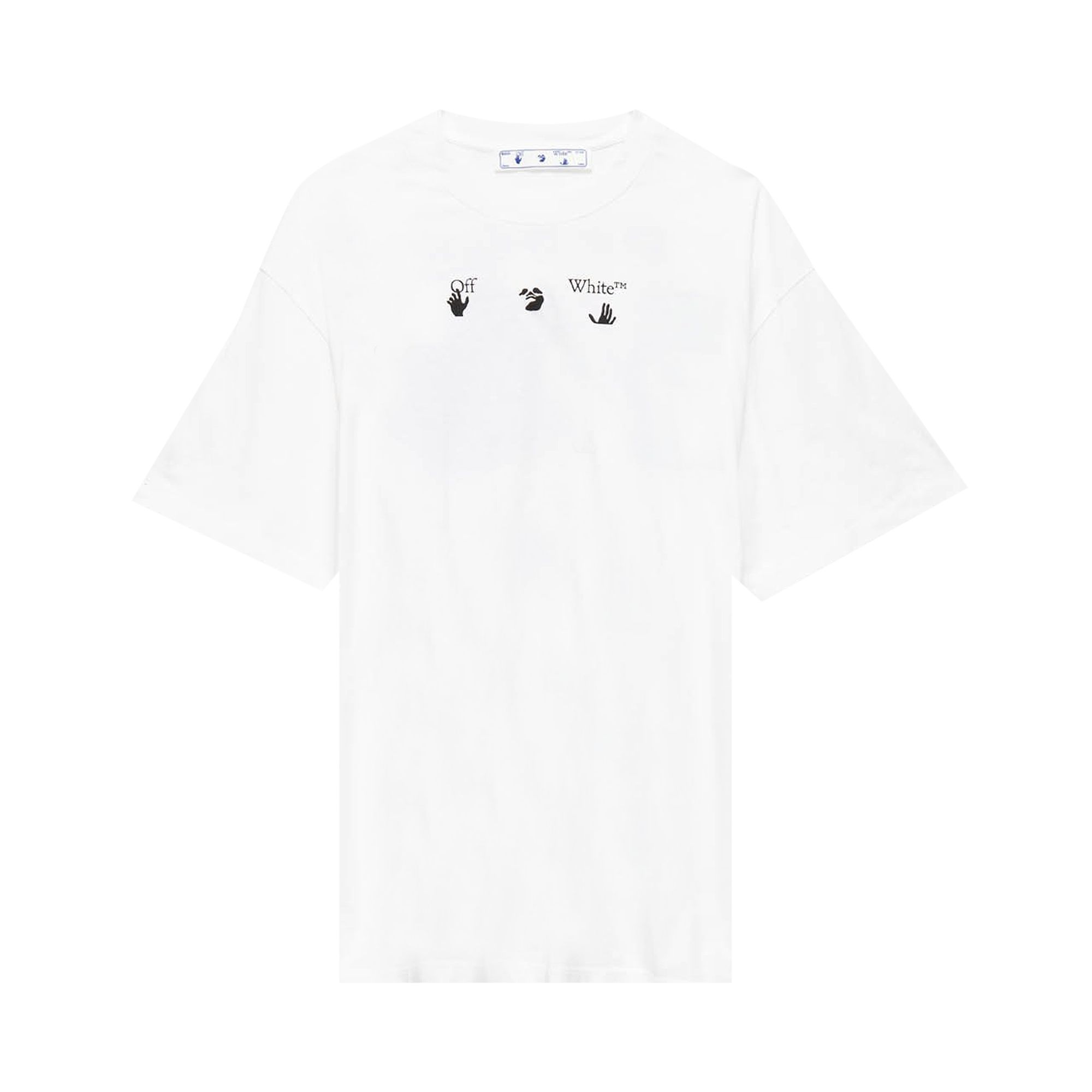 Pre-owned Off-white Peace Worldwide Over Tee 'white/green'