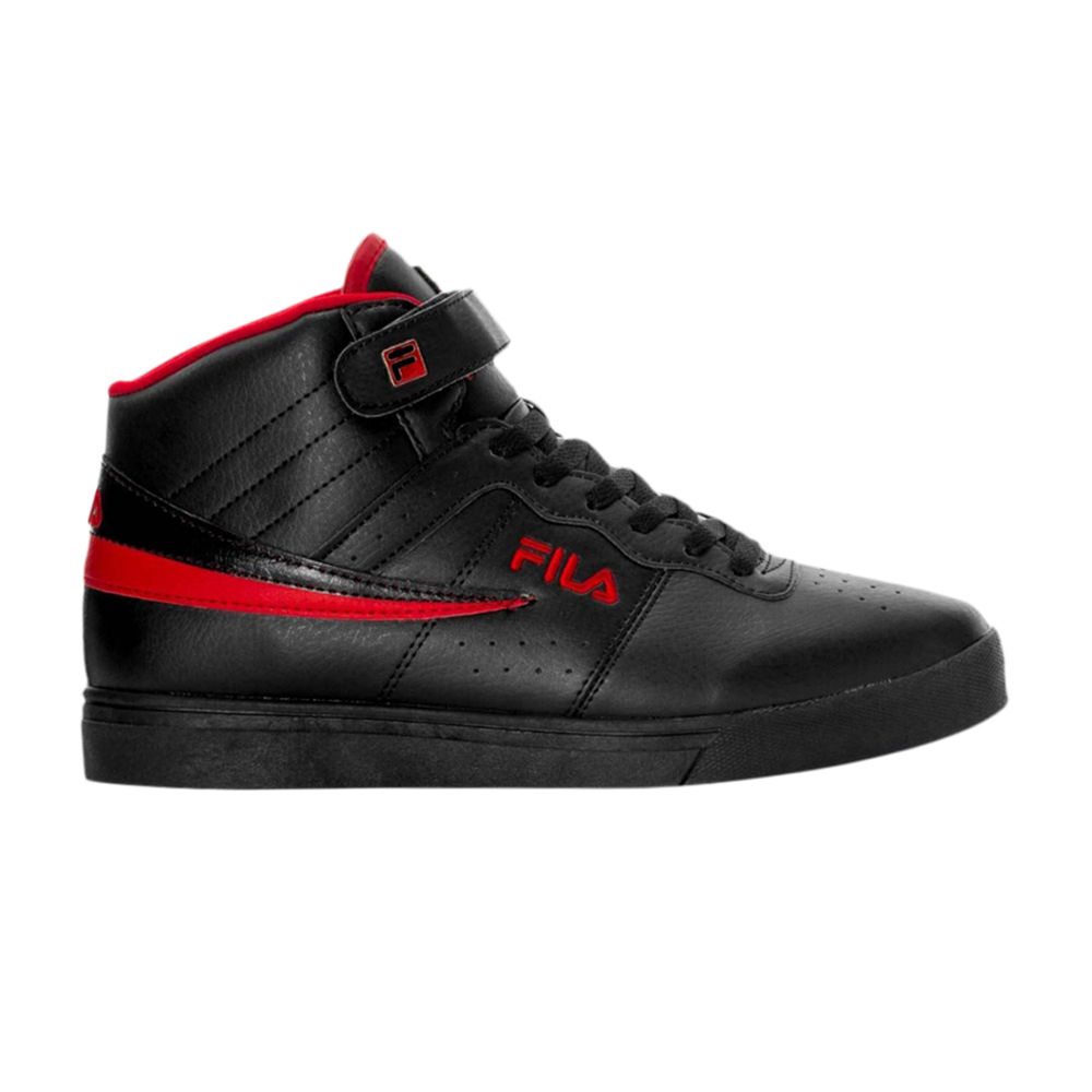 Pre-owned Fila Vulc 13 Mid Plus 'black Red' | Men's Size 14