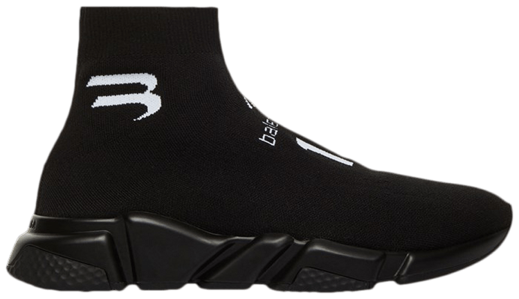 Balenciaga Speed Sneaker Black White