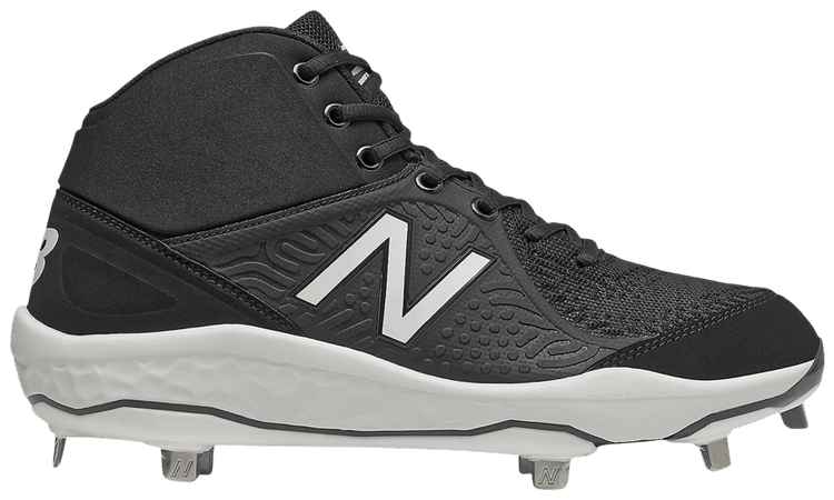 New Balance Fresh Foam 3000v5 Mid Metal 2E Wide Black White