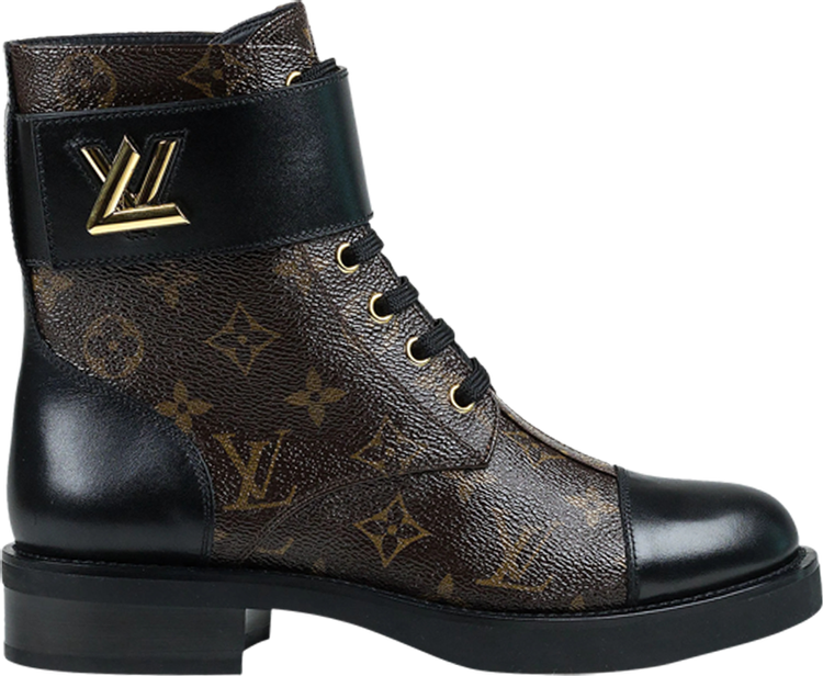 Louis Vuitton Women's Wonderland Flat Ranger Boots Monogram Canvas and  Leather - ShopStyle