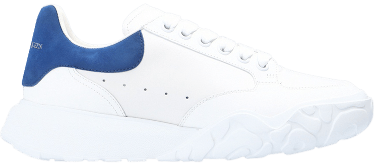 Buy Alexander McQueen Oversized Court Trainer 'White Blue' - 634619 ...