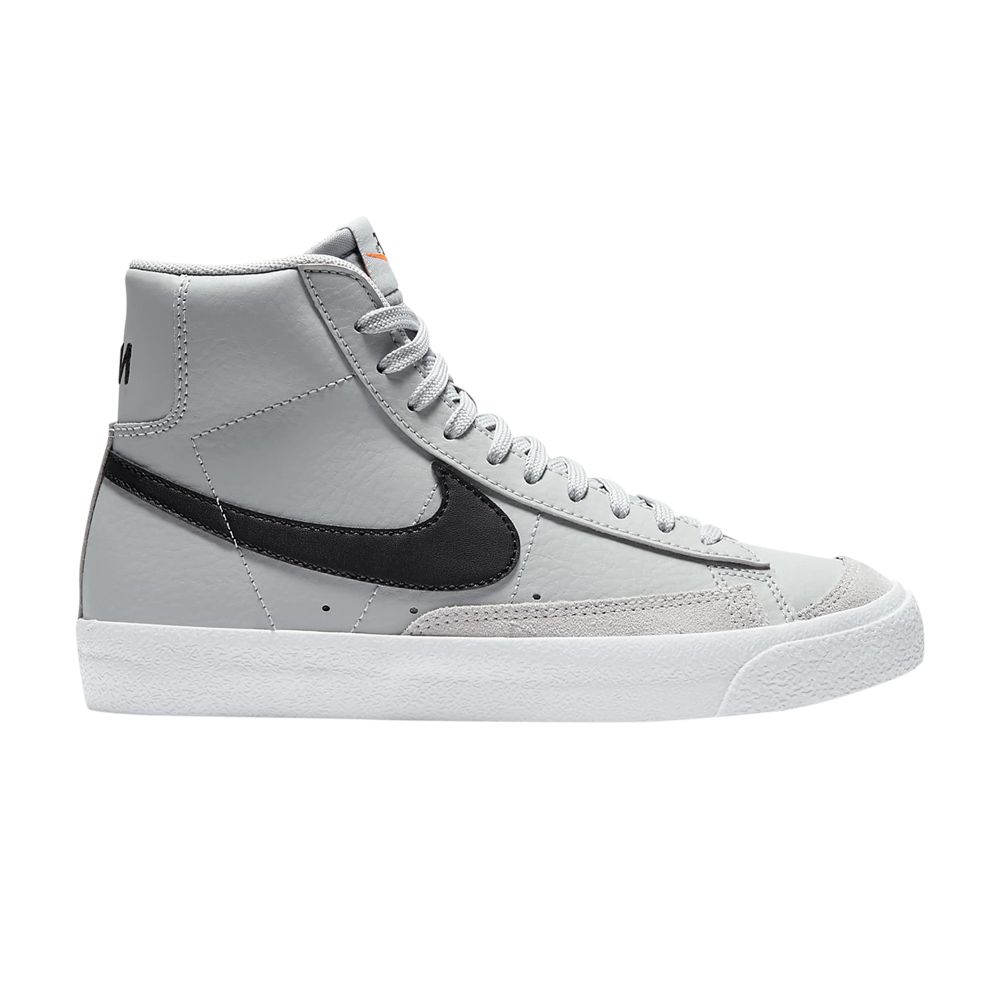 Pre-owned Nike Blazer Mid '77 Gs 'light Smoke Grey' | Kid's Size 5.5