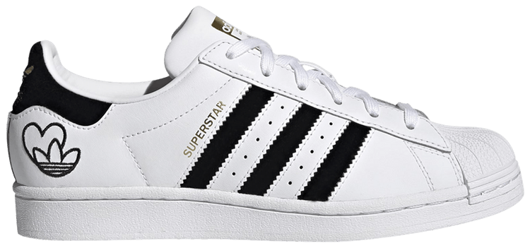 Adidas superstar heart outlet
