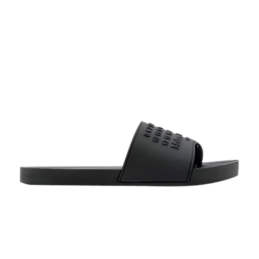 Pre-owned Maison Margiela Tabi Pool Slide 'black Raven' | Men's Size 41