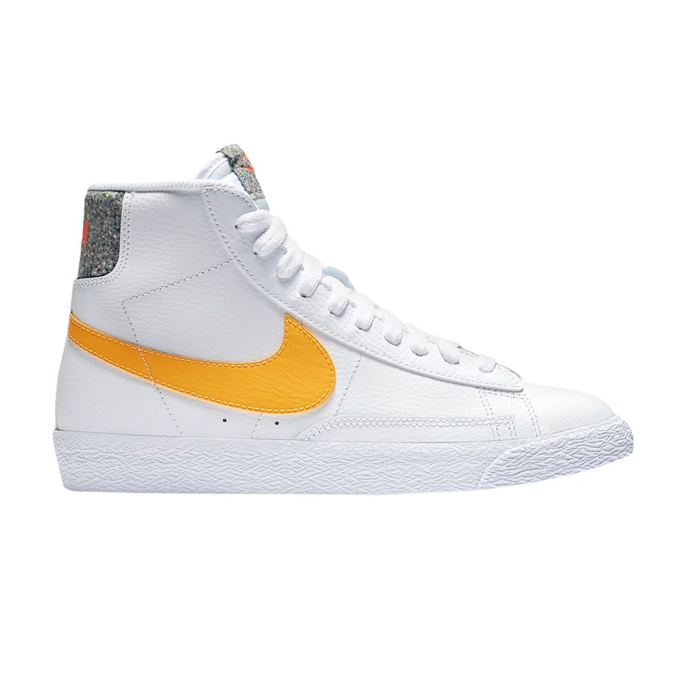 Pre-owned Nike Blazer Mid '77 Vintage Gs 'space Hippie' | White | Kid's Size 6