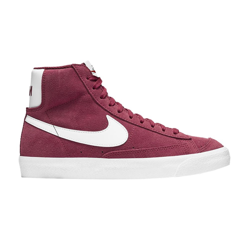 Pre-owned Nike Blazer Mid '77 Suede Gs 'team Red' | Kid's Size 5.5