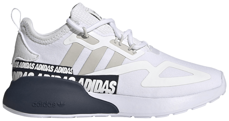 Meet　ホワイト　ホワイト2 Buy ZX 2K J 'Wordmark Heel Stripe - White' - FX5227 | GOAT