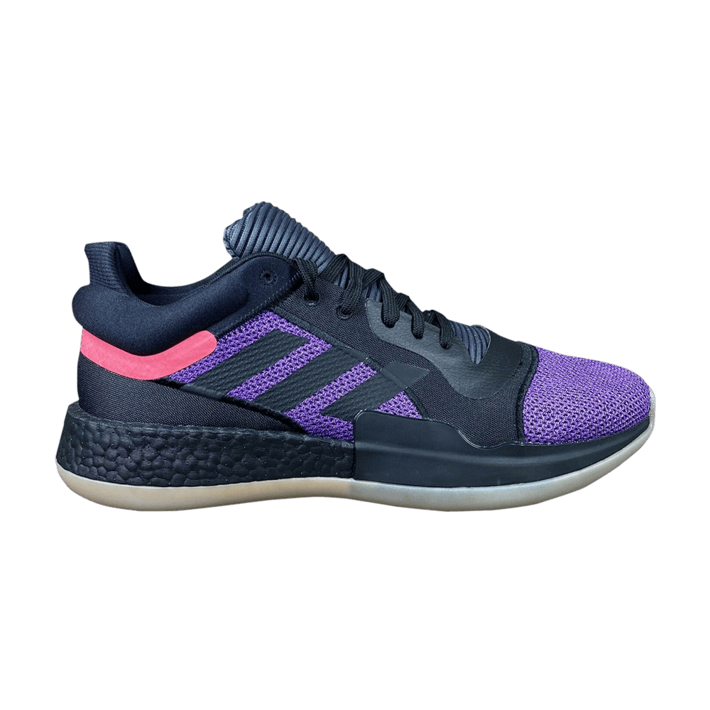 Adidas marquee boost low purple clearance