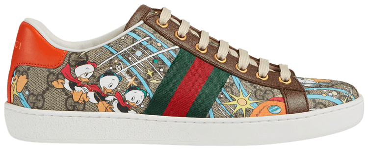 【関税送料込!!★特価 在庫品薄!】GUCCI DISNEY X GUCCI Buy Disney x Gucci Wmns Ace 'Huey, Dewey and Louie' - 649657