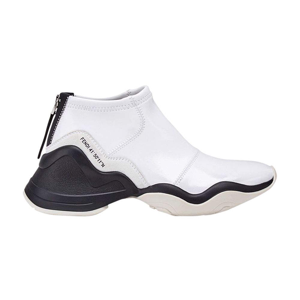 Pre-owned Fendi Wmns Ffluid High 'glossy White'