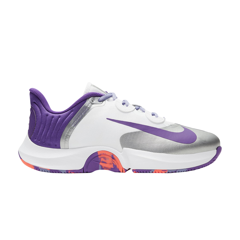 Pre-owned Nike Wmns Court Air Zoom Gp 'purple Pulse Camo'