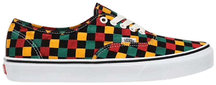 Vans Authentic Washed   Multi Checker