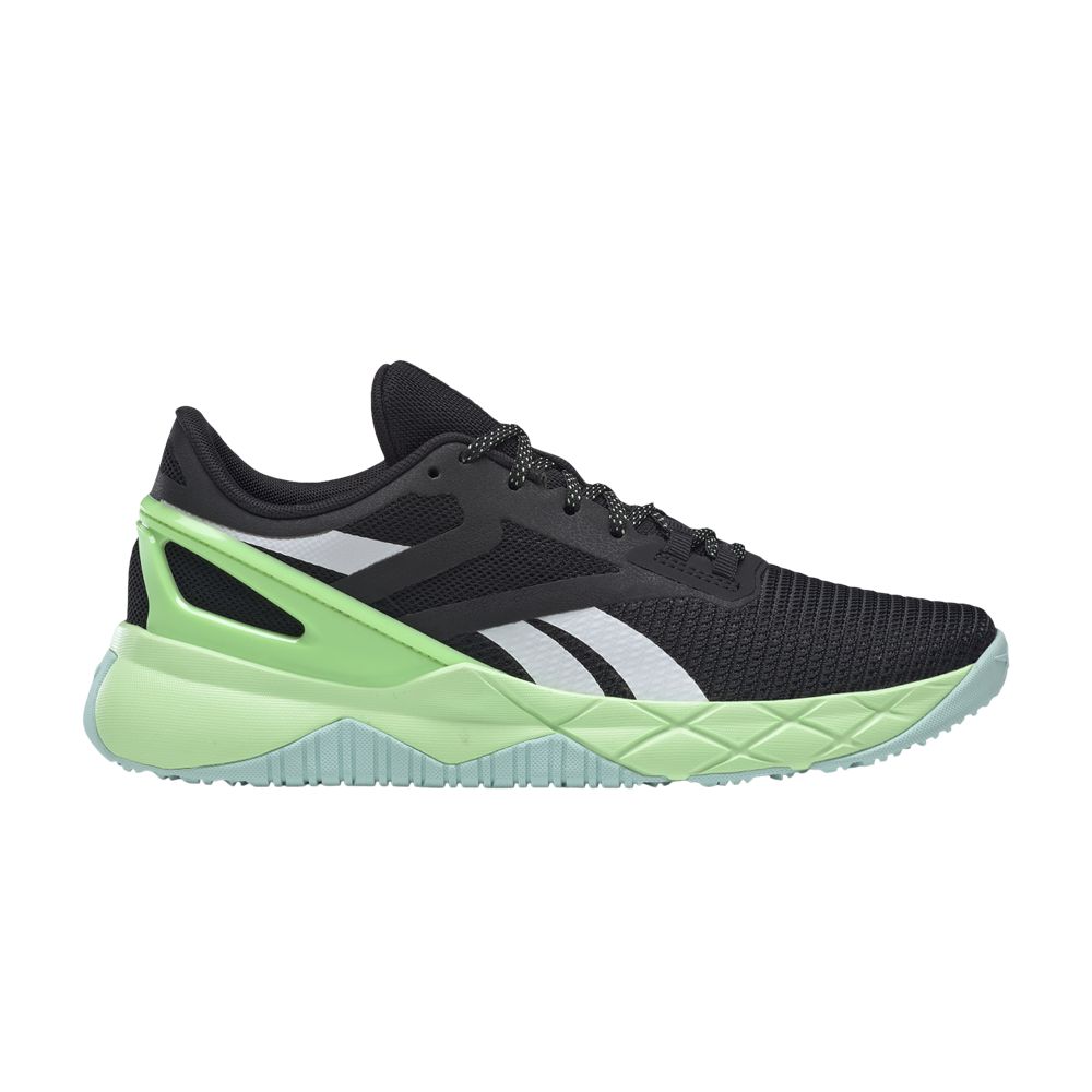Pre-owned Reebok Wmns Nanoflex Tr 'black Neon Mint'