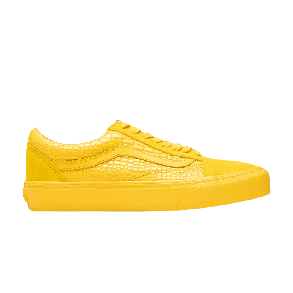 Pre-owned Vans Old Skool Vlt Lx 'croc Skin - Lemon Chrome' In Yellow