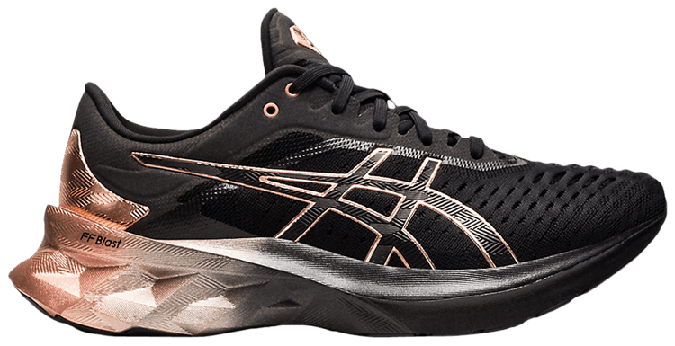 Asics Wmns Novablast Black Rose Gold