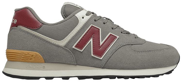 New Balance 574 2E Wide Marblehead Light Burgundy