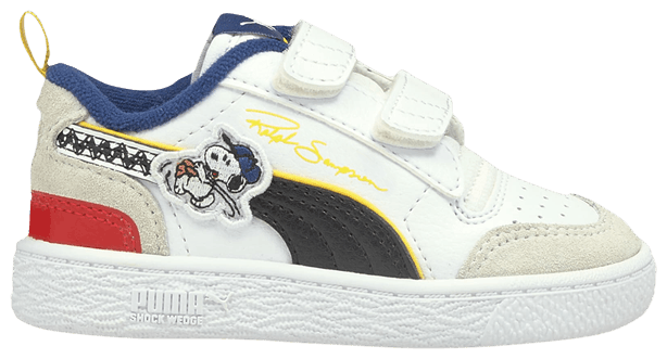 Peanuts x Puma Ralph Sampson Infant Snoopy   White Grey