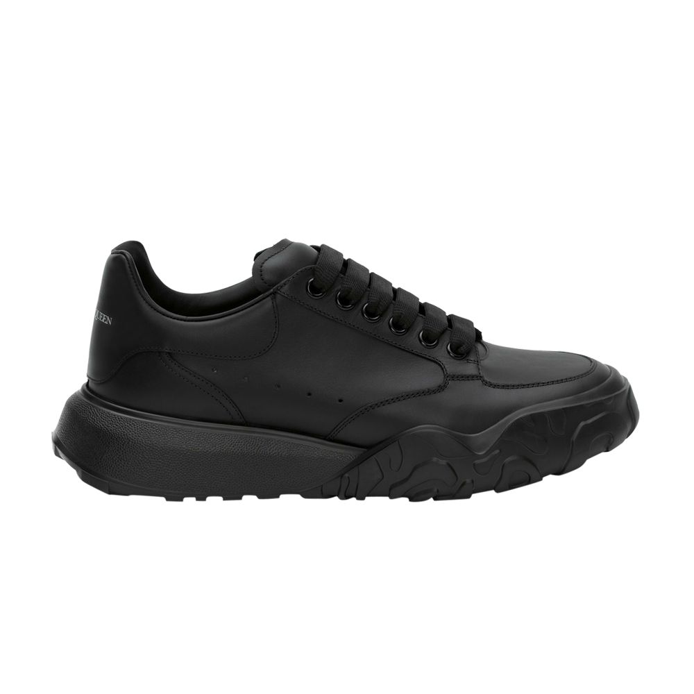 Pre-owned Alexander Mcqueen Oversized Court Trainer 'triple Black' | Men's Size 40
