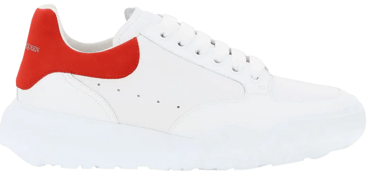 Buy Alexander McQueen Oversized Court Trainer 'White Lust Red' - 634619 ...