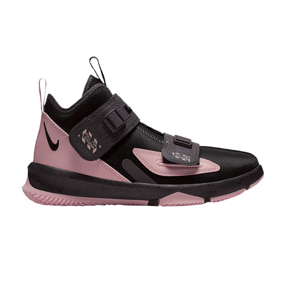 Nike LeBron Soldier 13 GS 'Black Bleached Coral' | Kid's Size 7