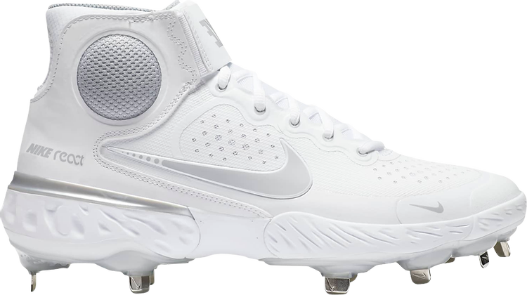Nike Alpha Huarache Elite 3 React Mid Baseball Cleats CK0745-002 Men's Size  7.5.