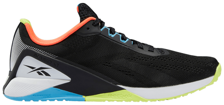 Reebok Nano X1 Black Orange Aqua
