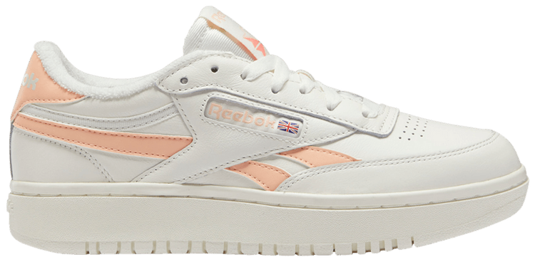 Reebok Wmns Club C Double Chalk Aura Orange