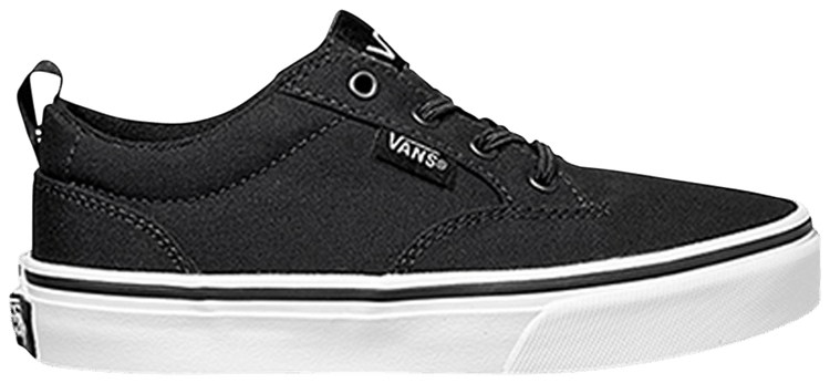 Vans Winston Slip On Kids Black White