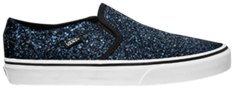 Vans Wmns Asher Glitter   Midnight Blue