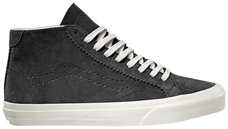 Vans Court Mid Pinked Suede   Licorice