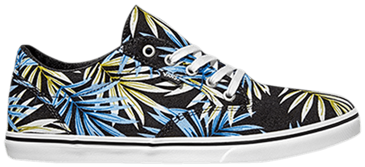 Vans Wmns Winston Low Deluxe Palms   Black Blue