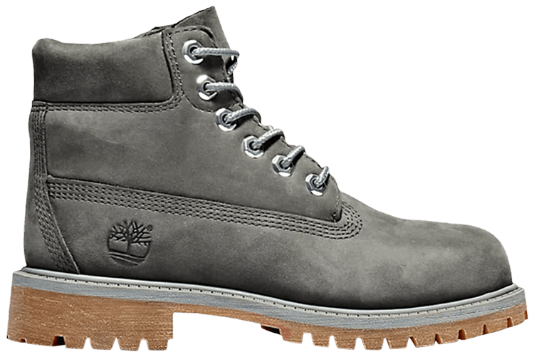 Timberland 6 Inch Premium Junior Dark Grey