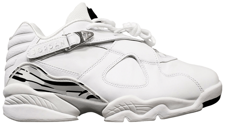 Buy Air Jordan 8 Retro Low GS White Metallic Silver 2003 306367 101 GOAT