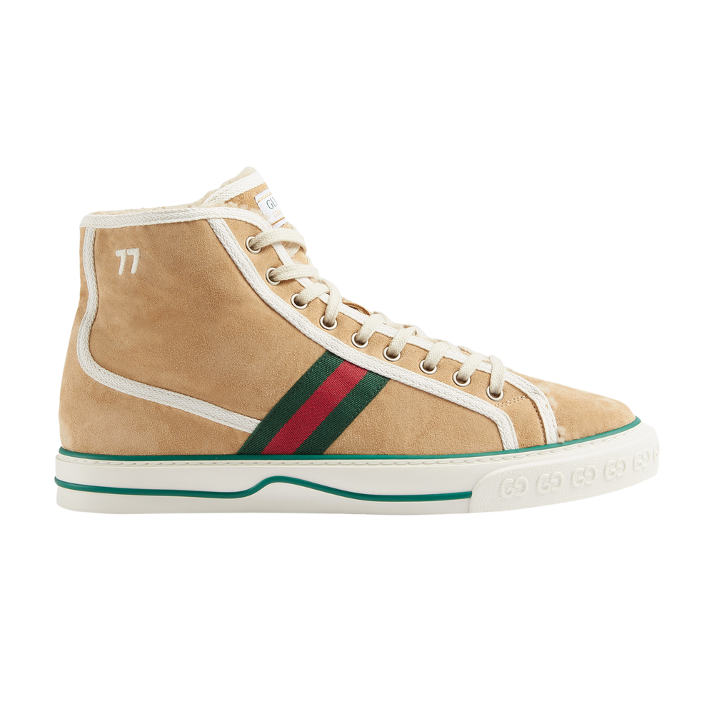 Pre-owned Gucci Tennis 1977 High 'beige' In Brown