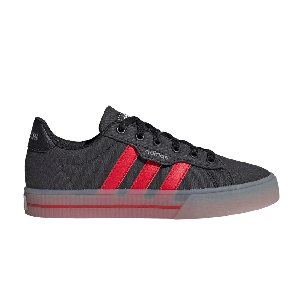 Adidas daily 3.0 black red clearance