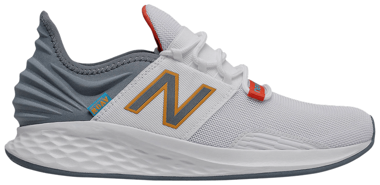 New Balance Fresh Foam Roav 2E Wide White Ocean Grey