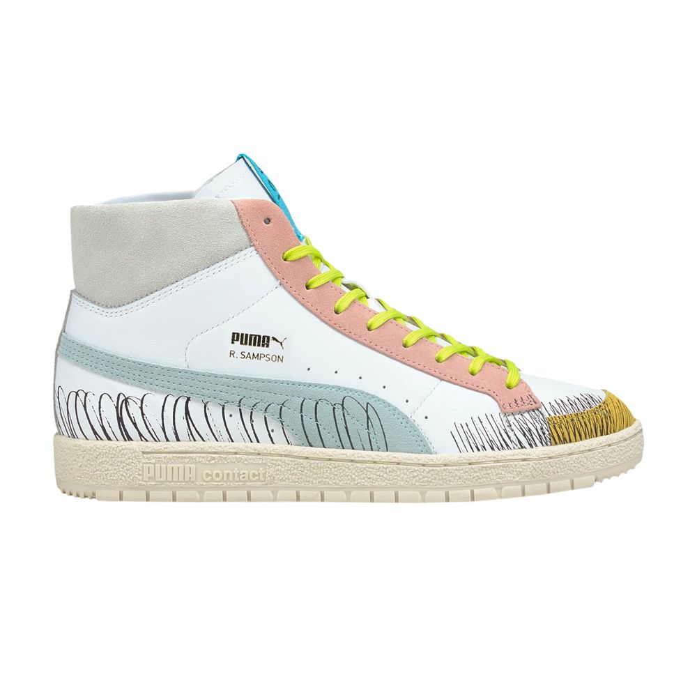 Puma Michael Lau x Ralph Sampson 70 Mid 'Scribble' | White | Men's Size 9