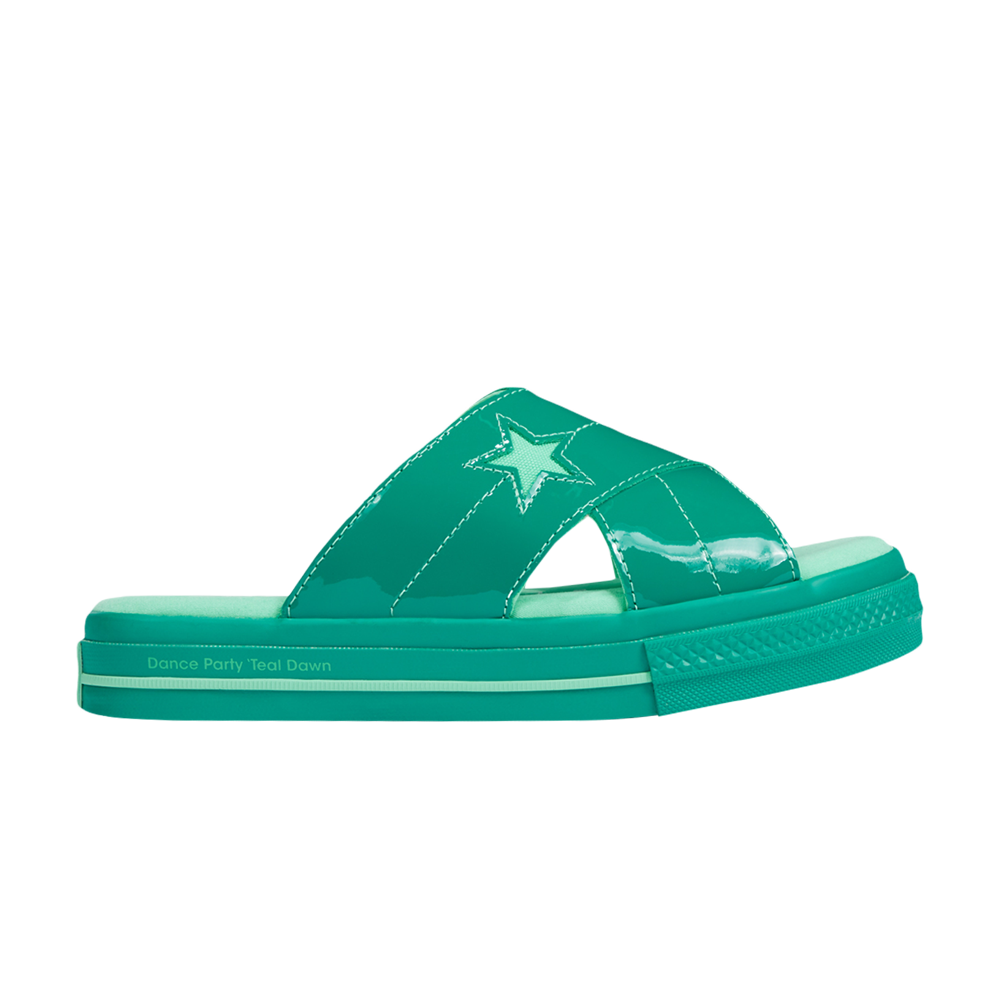 Pre-owned Converse Opi X Wmns One Star Sandal 'dance Party - Teal Dawn'