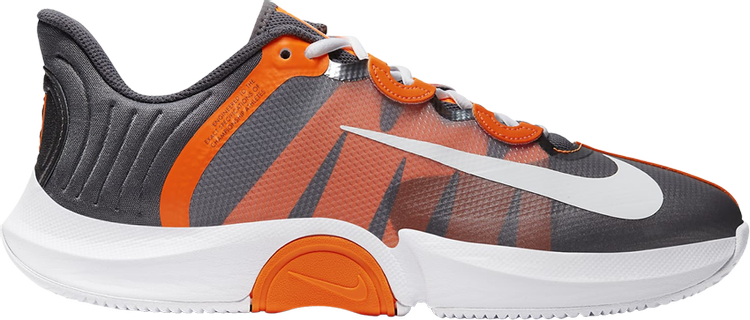 NikeCourt Air Zoom GP Turbo 'Metallic Dark Grey Orange'