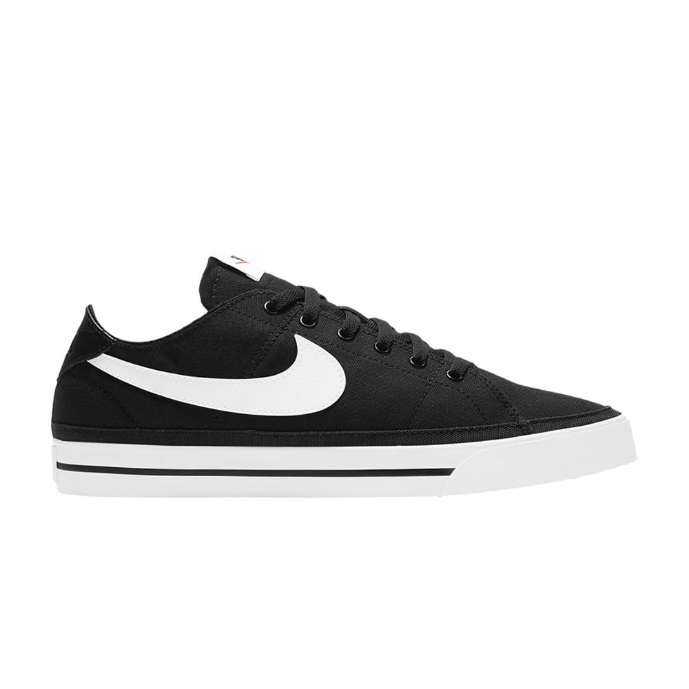 Nike Court Legacy Canvas 'Black White' | Men's Size 12